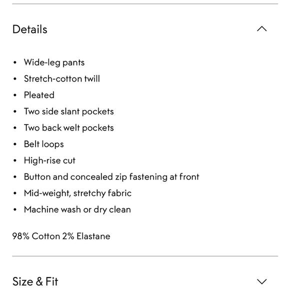 Nili Lotan Black flavor stretch cotton Wide-Leg Pants 6 - Picture 5 of 5